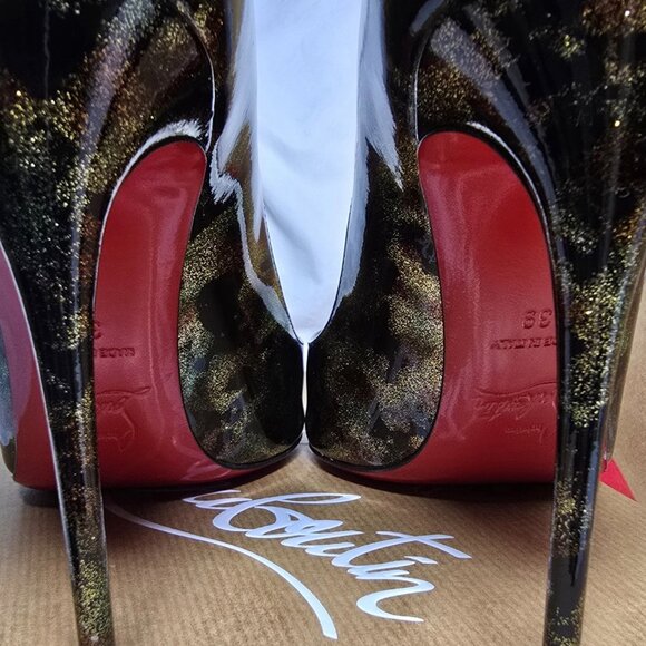 Christian Louboutin Pigalle Follies 100 Patent Milky Way - Picture 7 of 14